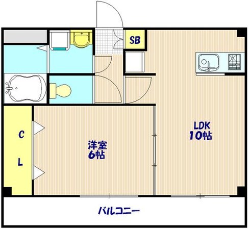 アンジェリーナ　の物件間取画像